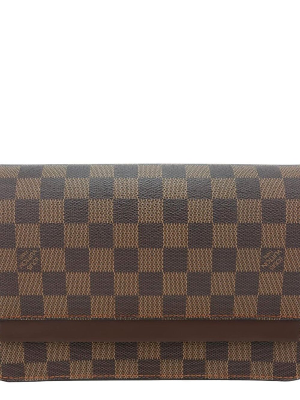 Louis Vuitton  Saint Louis Damier Ebene Pochette Clutch Bag Brown